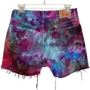Levi's Multicolor Tie-Dye Jean Shorts
